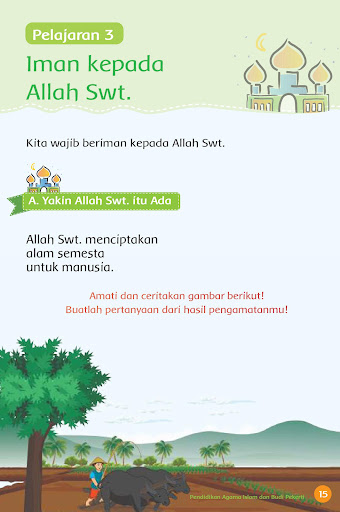 Buku Agama Islam Kelas 1 K13