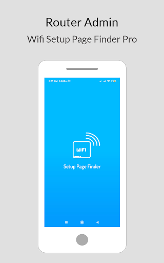 Android application Router Setup Page - Finder Pro screenshort