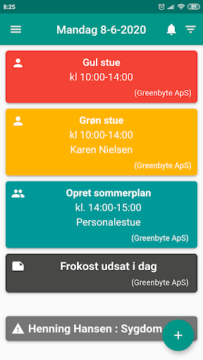 Android application Kalenda screenshort