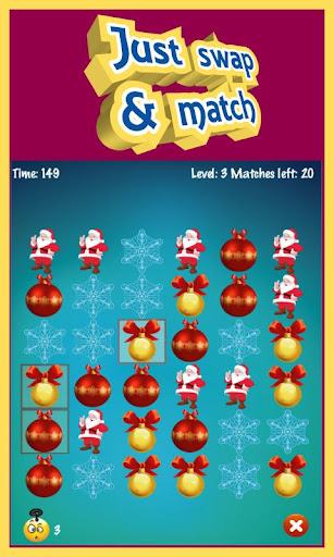 Android application Christmas Match 3 Puzzle Game screenshort