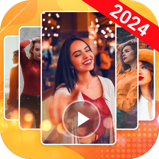 Video maker with photo & music logo