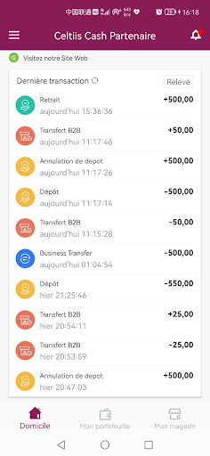 Partenaires celtiis cash