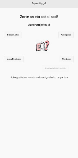 Android application eQuestlity screenshort