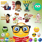 Cover Image of Descargar Emoji HD Talking Stickers for  APK