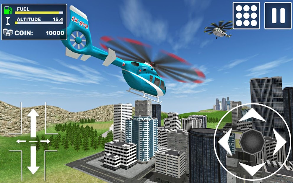 Imágen 10 Free Helicopter Flying Simulator android