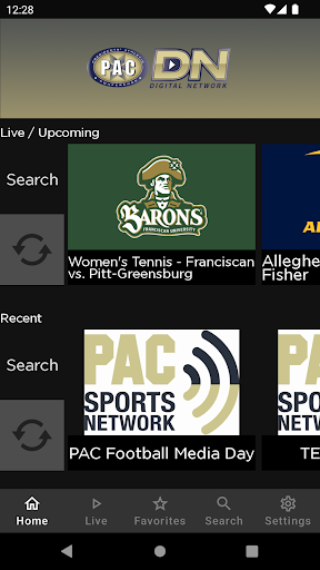 Android application PAC Digital Network screenshort