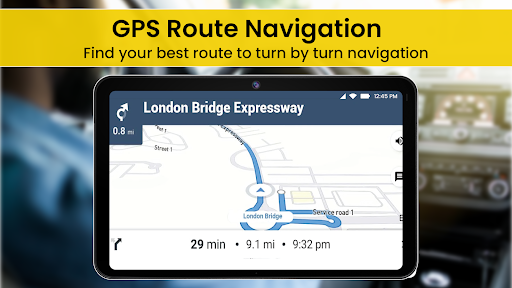 Live Earth Map: Route Planner Screen 2