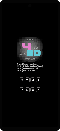 AOD plus AMOLED Notifications Screen 2
