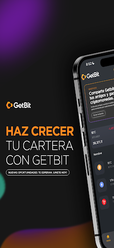 Android application GetBit screenshort