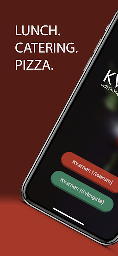 Android application Restaurang Kvarnen screenshort