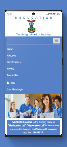 Android application Meducation Courses screenshort