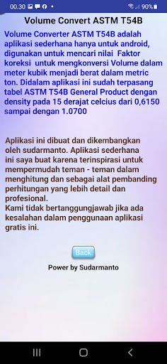 Volume konversi T54B Screen 2