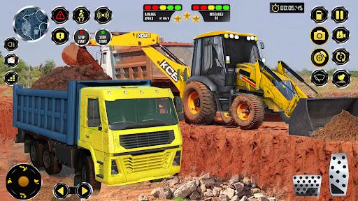 Android application Heavy Excavator JCB Games screenshort