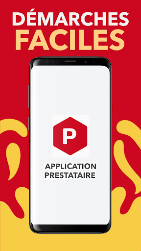Android application DEMARCHES FACILES PRESTATAIRE screenshort
