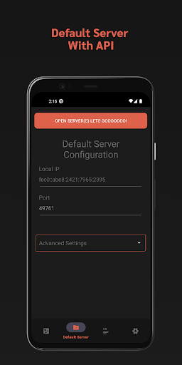 HostMobile - HTTP Server Screen 3