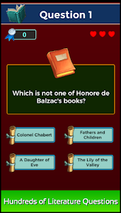 Literature Quiz Game Unknown