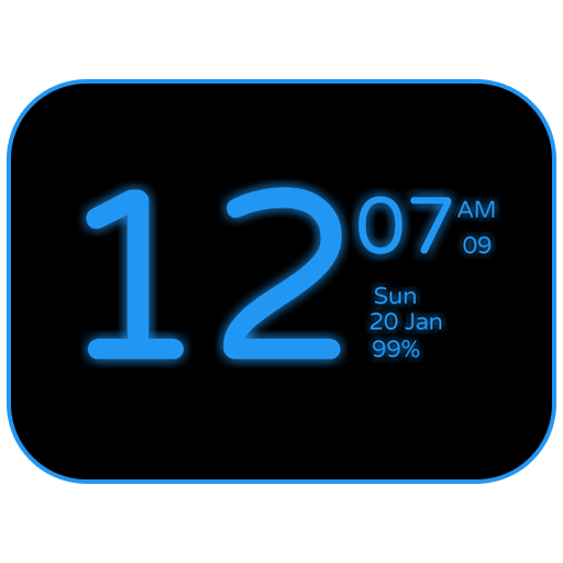 Digital Clock Wallpaper logo