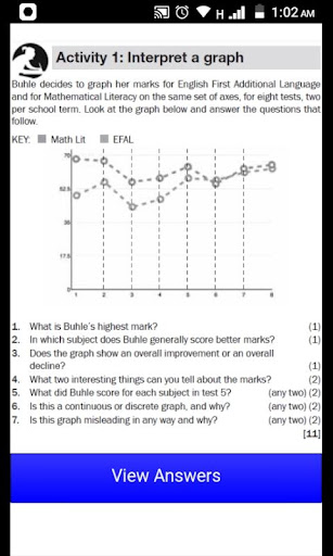 Grade 12 Mathematical Literacy Screen 2