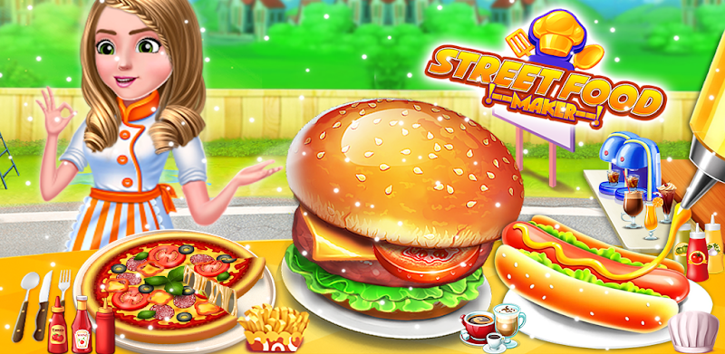 Street Food Pizza Cooking Game