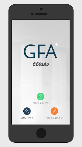 Android application Eltako GFA screenshort