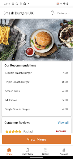 Smash Burgers UK Screen 2
