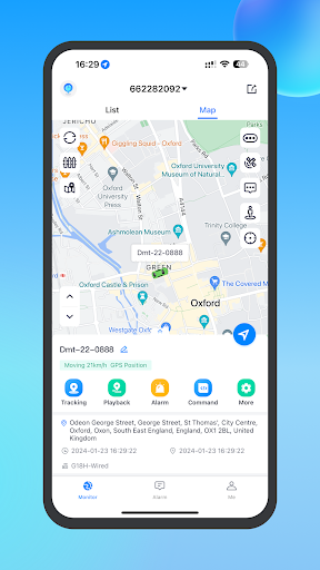 Android application WooGPS screenshort