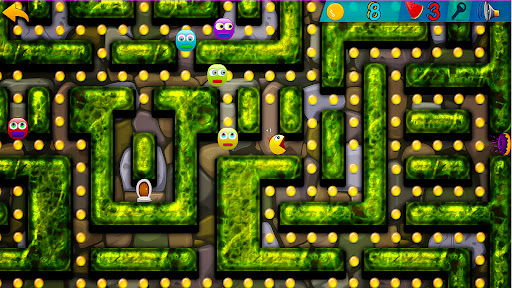 Android application Pac Maze Runner screenshort