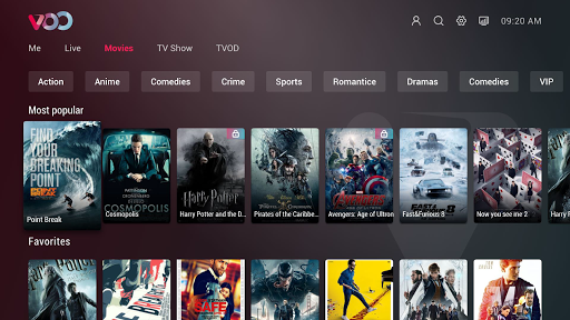 VOO TV Screen 3