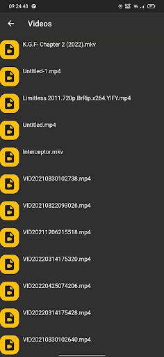 Slavia - File Manager Screen 3