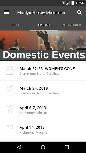 Screenshot of Marilyn Hickey Ministries