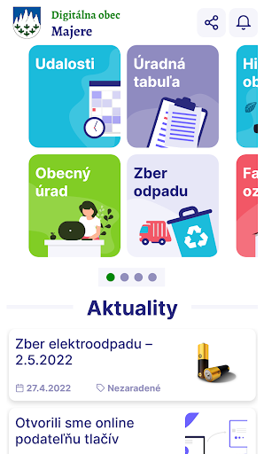 Android application Majere screenshort