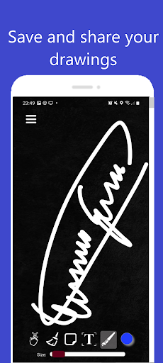 Blackboard draw PRO Screen 2