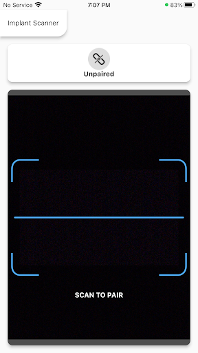 Android application Implant Scanner screenshort