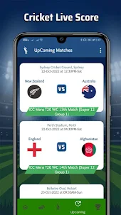 Live Cricket Score - CrickApp
