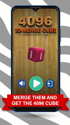 Android application 4096 3D Merge Game screenshort