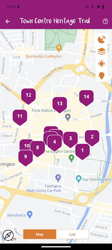 Darlington Town Centre Trails Screen 2
