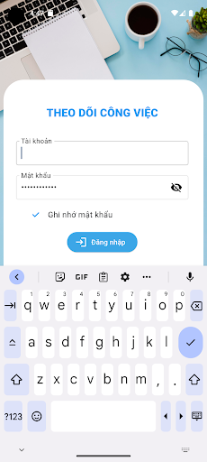Android application APP QLCV + screenshort
