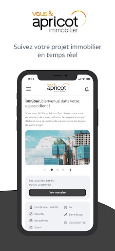Android application Apricot Immobilier screenshort