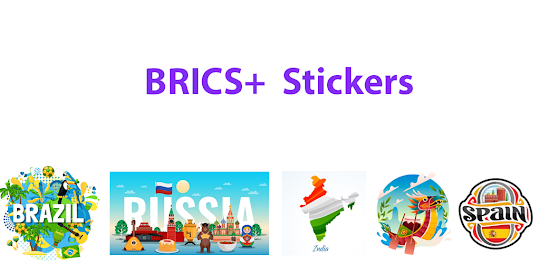 BRICS+ Stickers