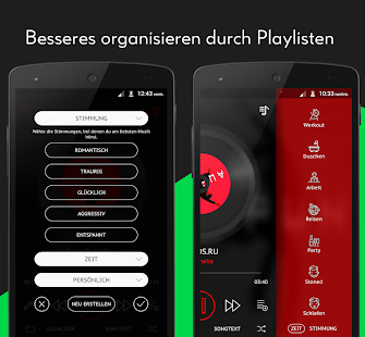 Crimson Musikplayer Captura de pantalla