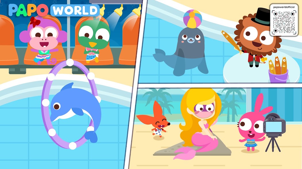 Papo Town Ocean Park -for kids MOD APK screenshot