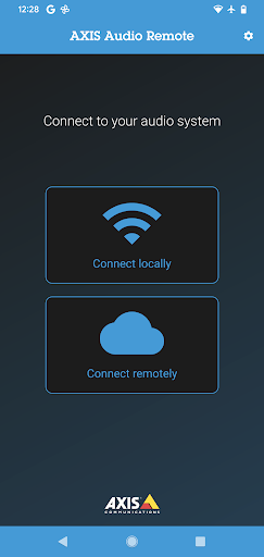 Android application AXIS Audio Remote screenshort