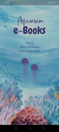 Android application Aquarium e-Books screenshort