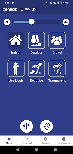 Android application W&H BeHear screenshort