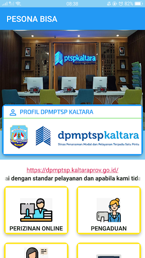 Android application PESONA BISA KALTARA screenshort
