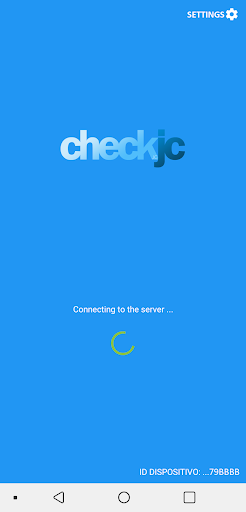 Android application CheckJC - User Validator screenshort