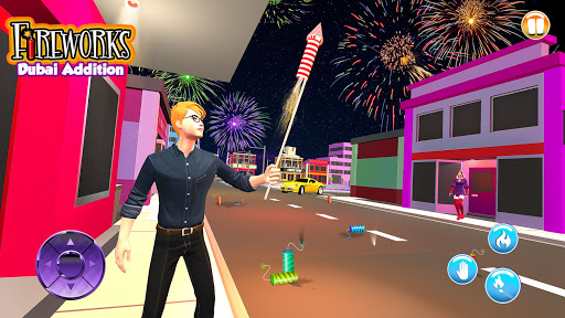 Android application Fireworks Boy Simulator Dubai screenshort