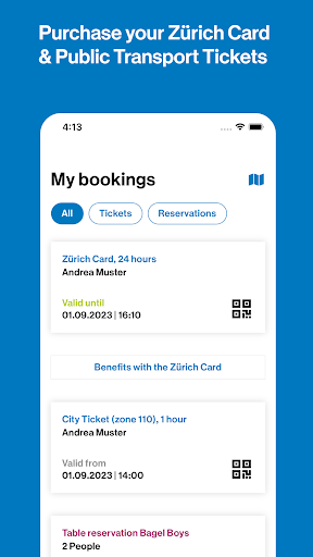Zürich City Guide Screen 2
