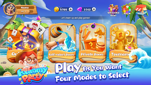 Android application Rummy Party screenshort
