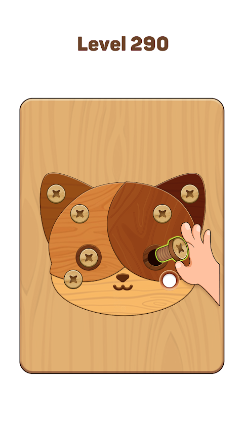 Wood Nuts & Bolts: Wood Puzzleのおすすめ画像5